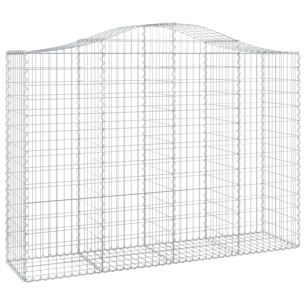 25 db íves horganyzott vas gabion kosár 200x50x140/160 cm