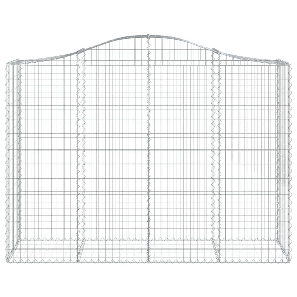 25 db íves horganyzott vas gabion kosár 200x50x140/160 cm