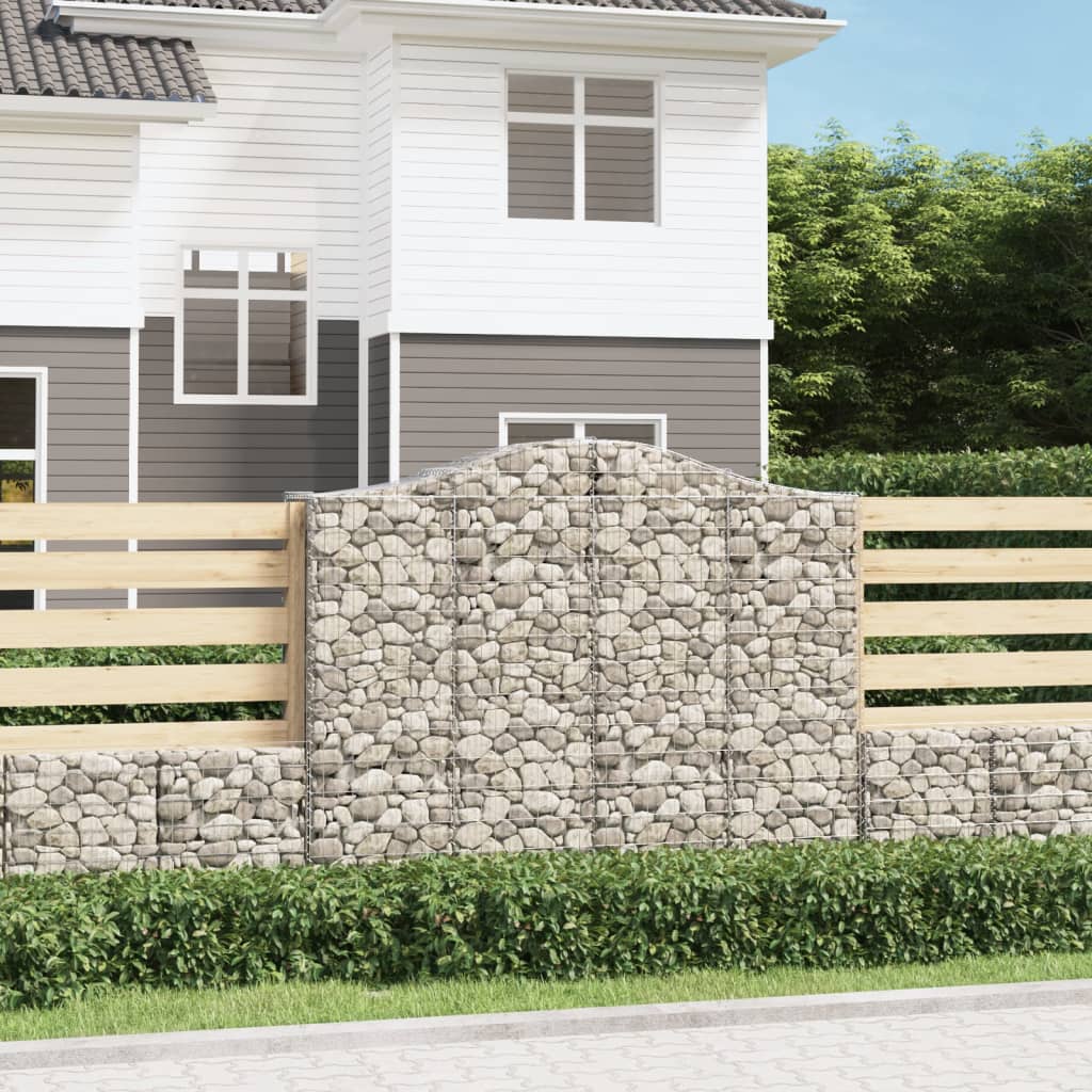 10 db íves horganyzott vas gabion kosár 200x50x160/180 cm 10 db íves horganyzott vas gabion kosár 200x50x160/180 cm