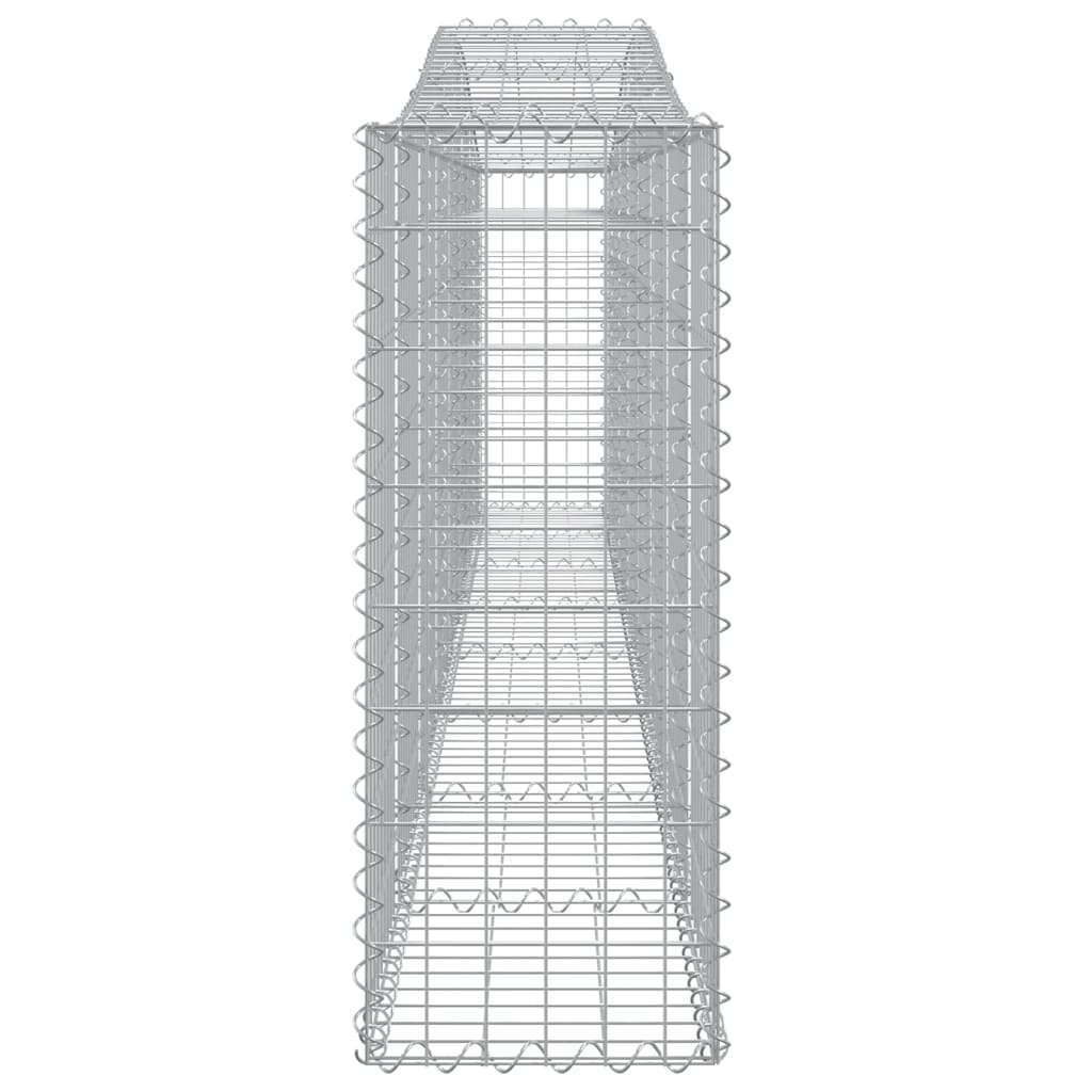 20 db íves horganyzott vas gabion kosár 400x30x80/100 cm
