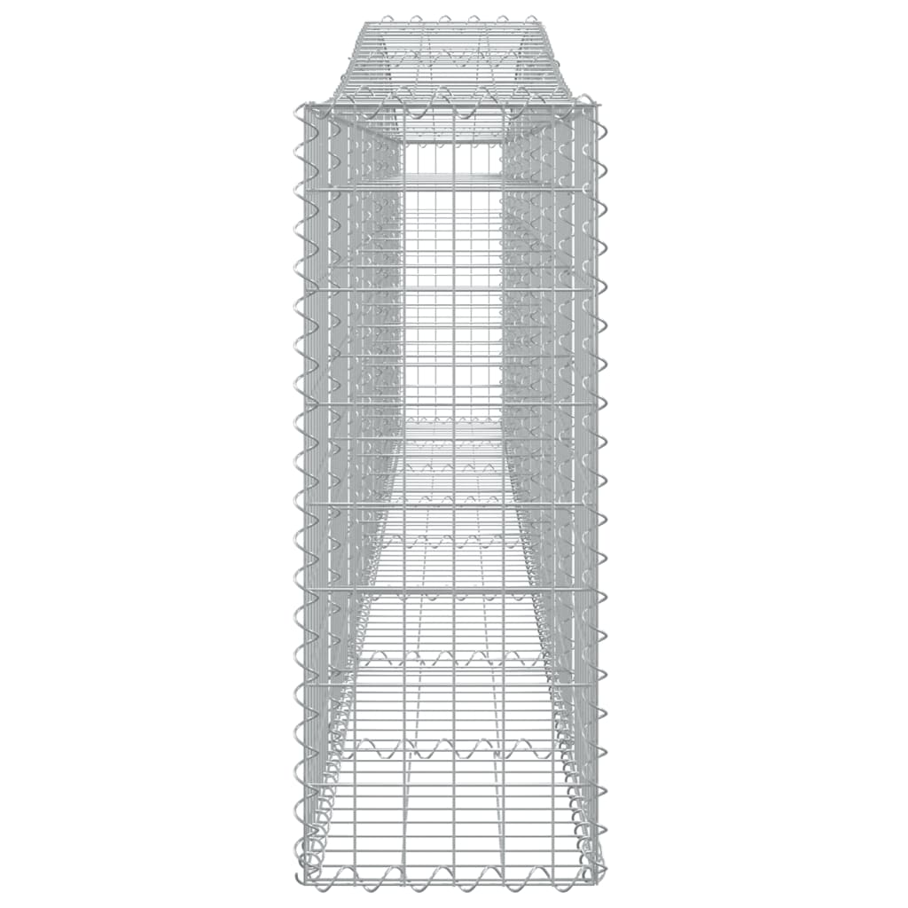 25 db íves horganyzott vas gabion kosár 400x30x80/100 cm