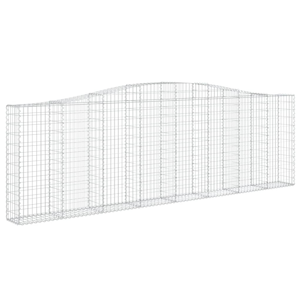 7 db íves horganyzott vas gabion kosár 400x30x120/140 cm 7 db íves horganyzott vas gabion kosár 400x30x120/140 cm