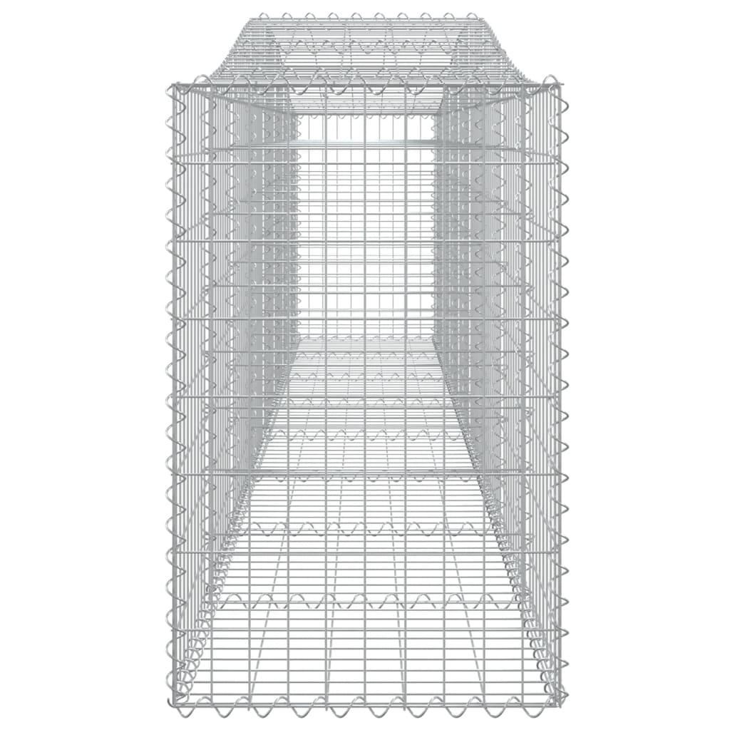 20 db íves horganyzott vas gabion kosár 400x50x80/100 cm