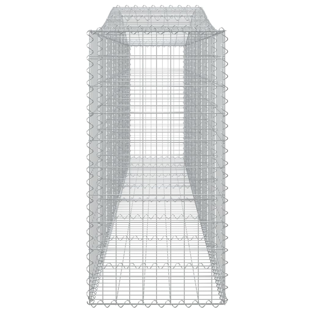 20 db íves horganyzott vas gabion kosár 400x50x100/120 cm