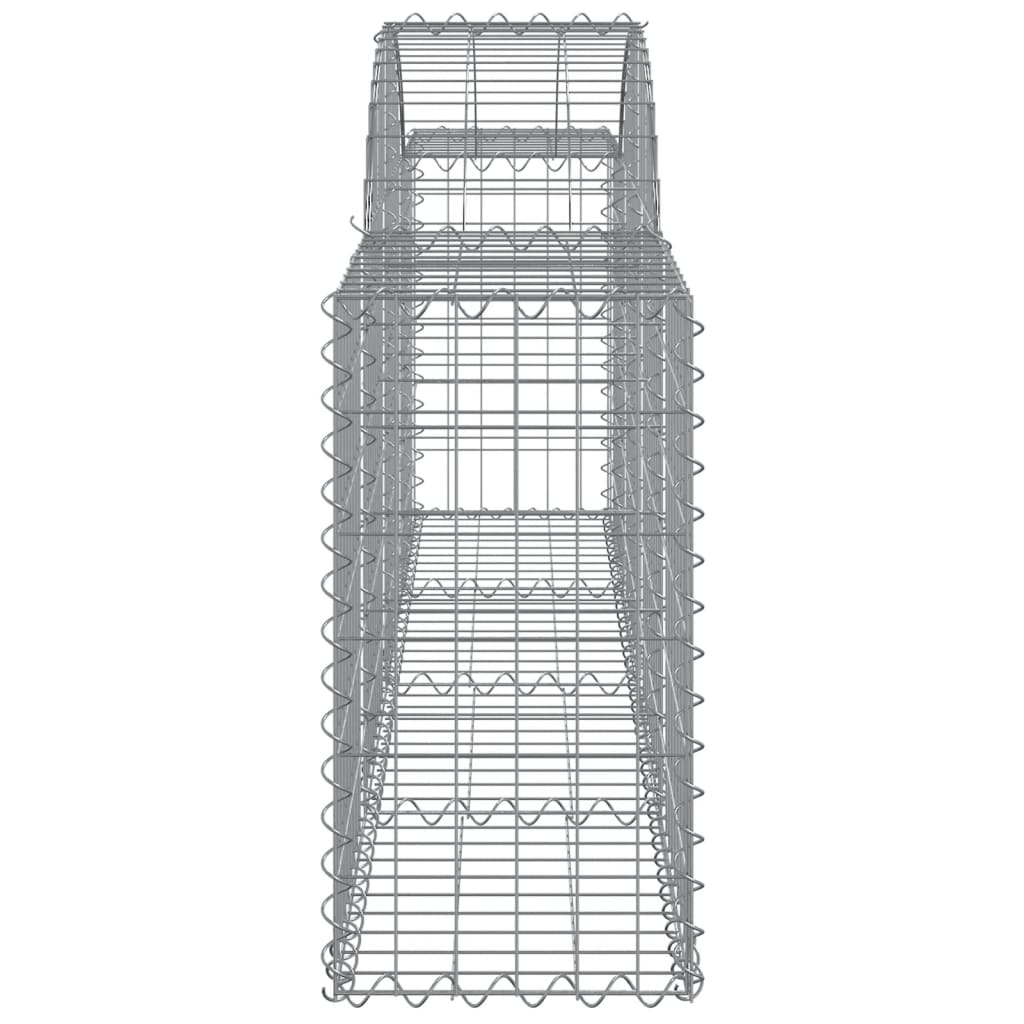 20 db íves horganyzott vas gabion kosár 200x30x60/80 cm