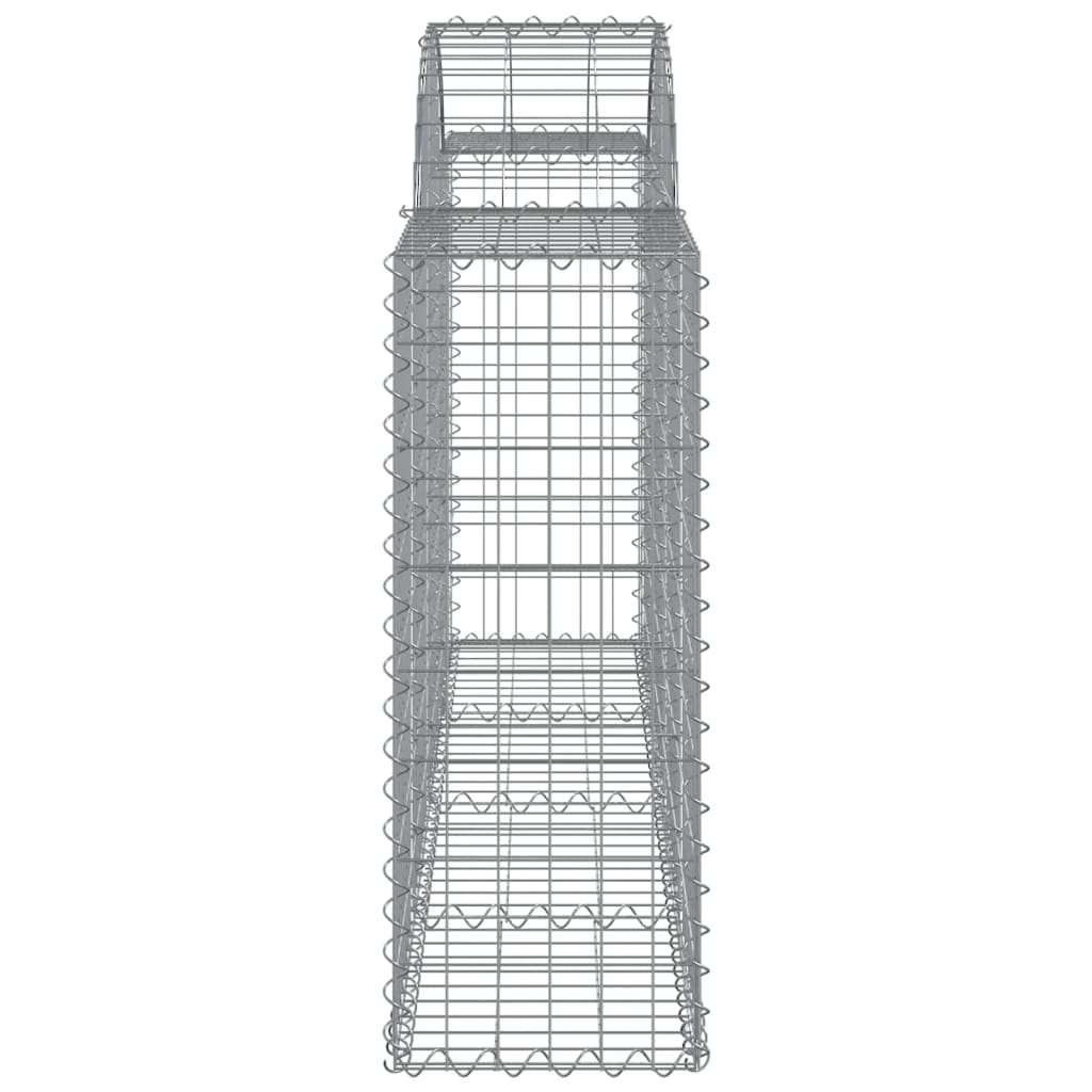 40 db íves horganyzott vas gabion kosár 200x30x80/100 cm