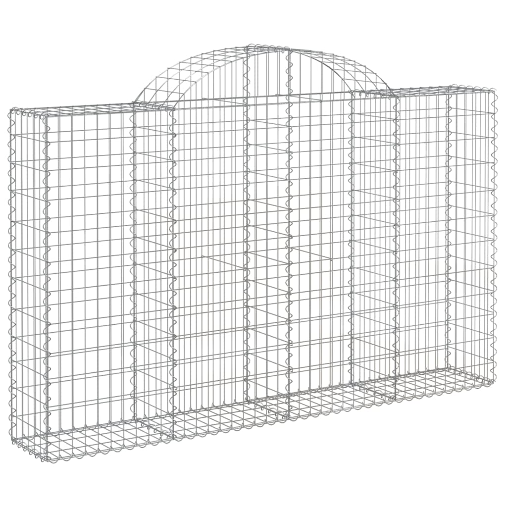 12 db íves horganyzott vas gabion kosár 200x30x120/140 cm