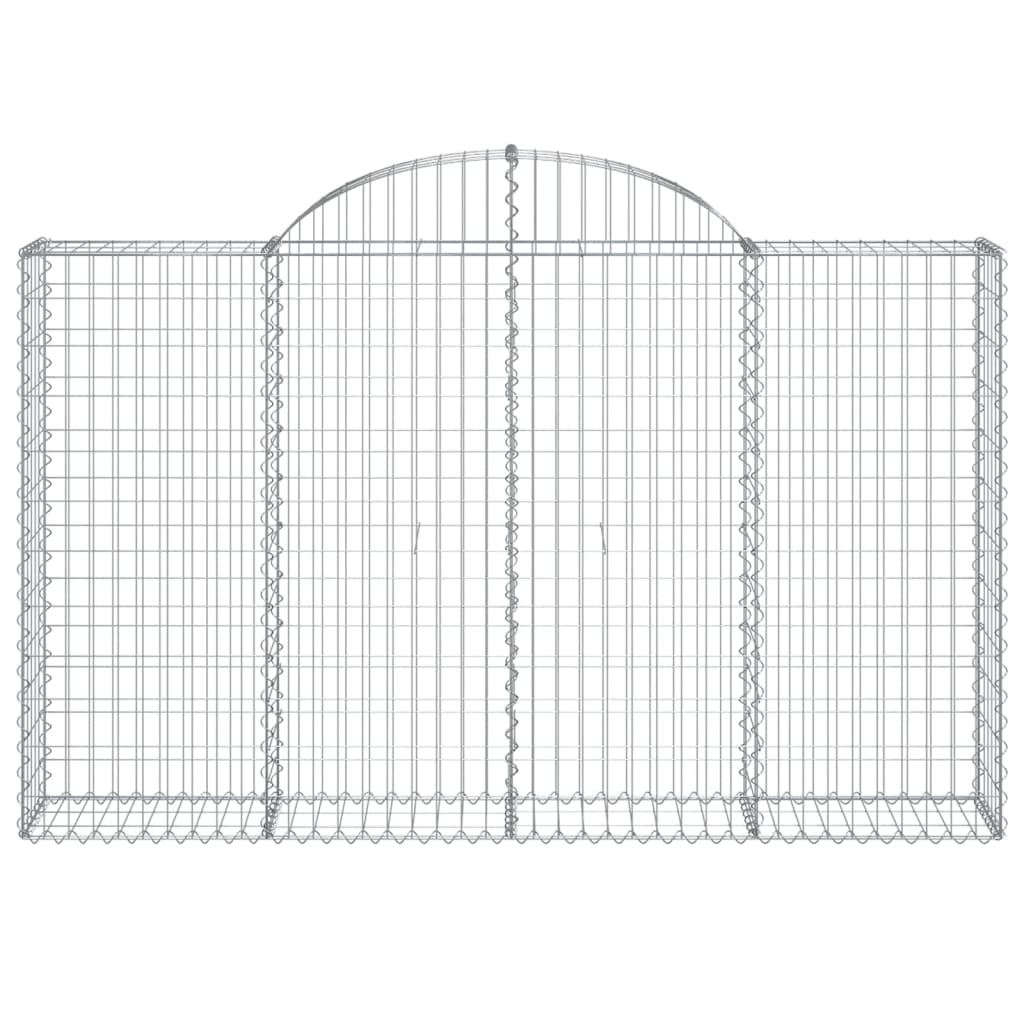 14 db íves horganyzott vas gabion kosár 200x30x120/140 cm