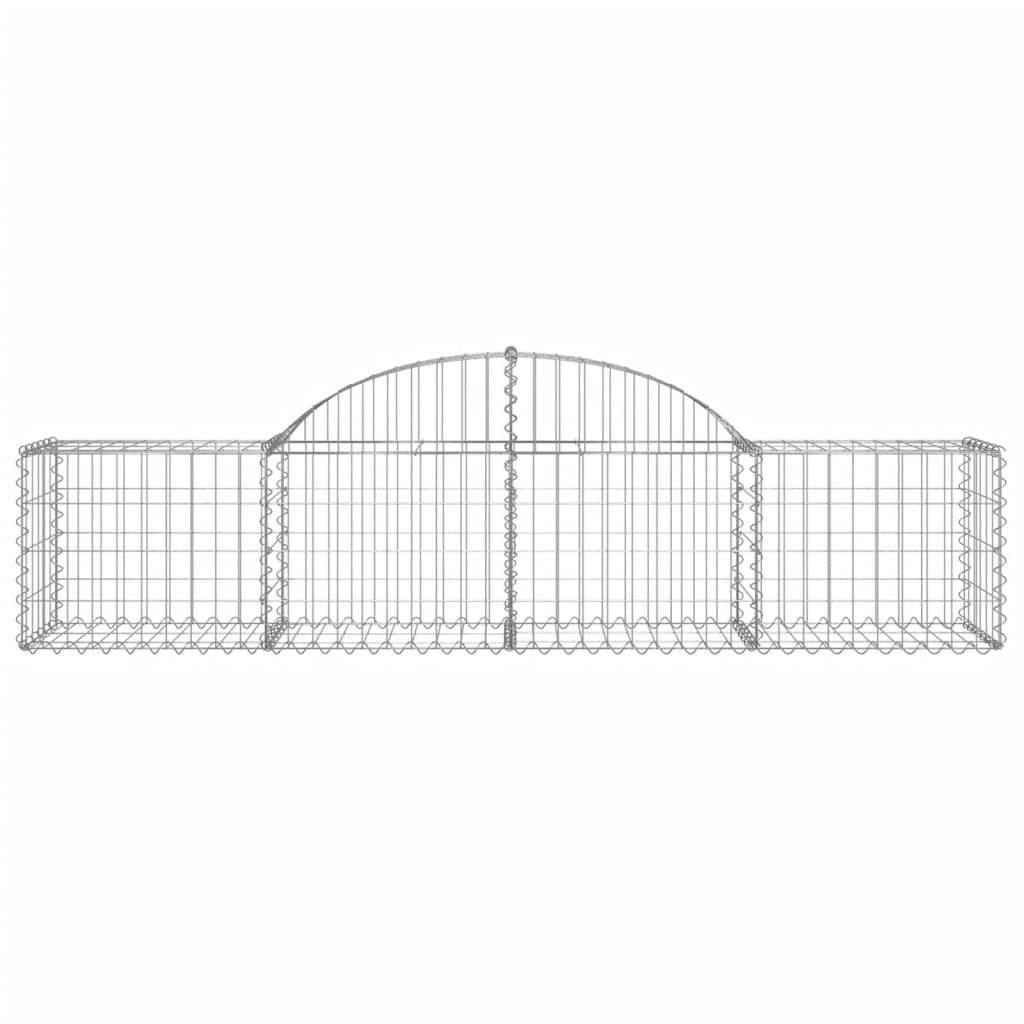 10 db íves horganyzott vas gabion kosár 200x50x40/60 cm 10 db íves horganyzott vas gabion kosár 200x50x40/60 cm