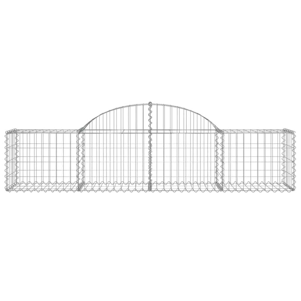 13 db íves horganyzott vas gabion kosár 200x50x40/60 cm