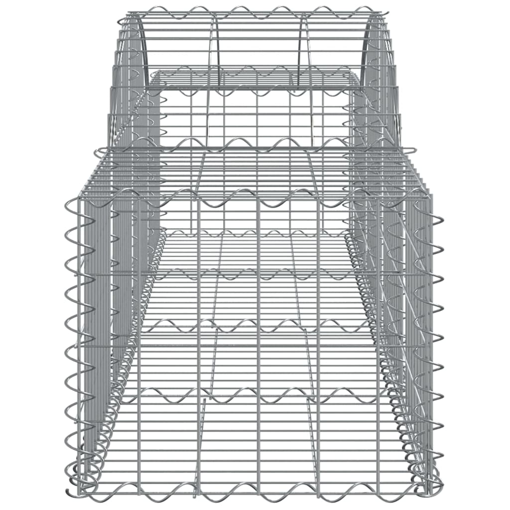 13 db íves horganyzott vas gabion kosár 200x50x40/60 cm