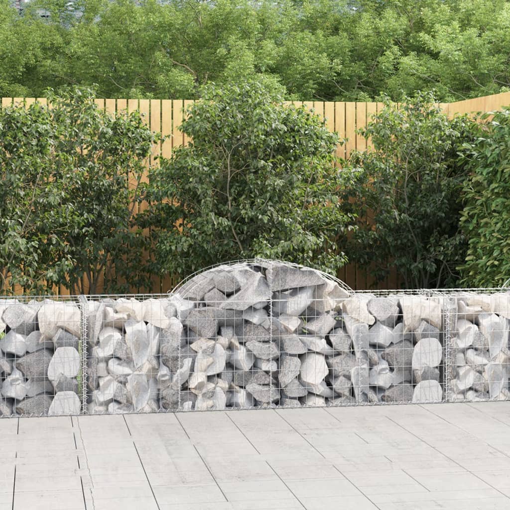 18 db íves horganyzott vas gabion kosár 200x50x60/80 cm 18 db íves horganyzott vas gabion kosár 200x50x60/80 cm
