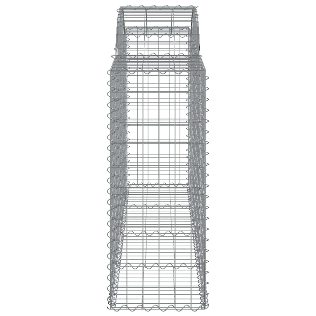 13 db íves horganyzott vas gabion kosár 200x50x100/120 cm