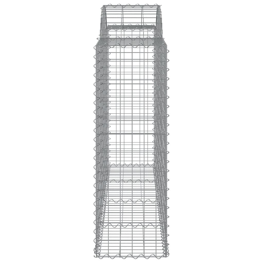 11 db íves horganyzott vas gabion kosár 200x50x120/140 cm