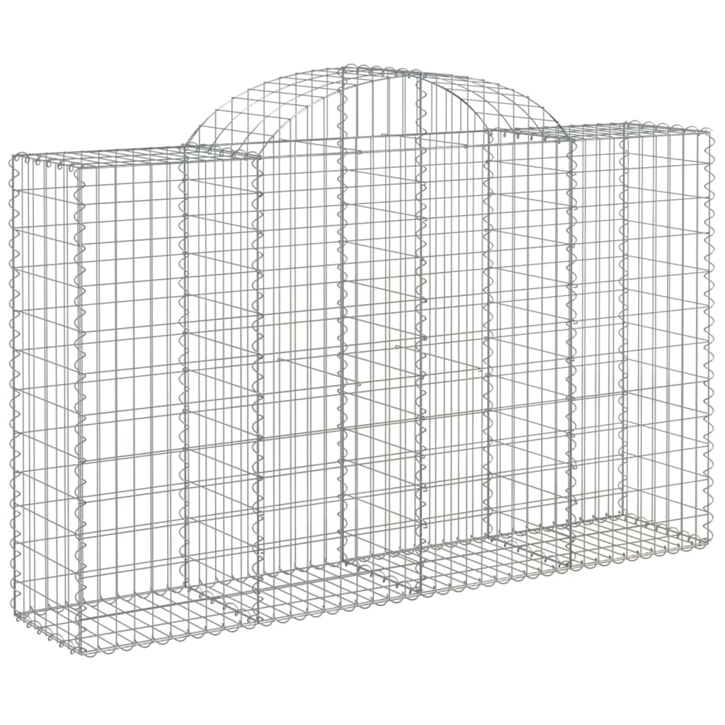 20 db íves horganyzott vas gabion kosár 200x50x120/140 cm