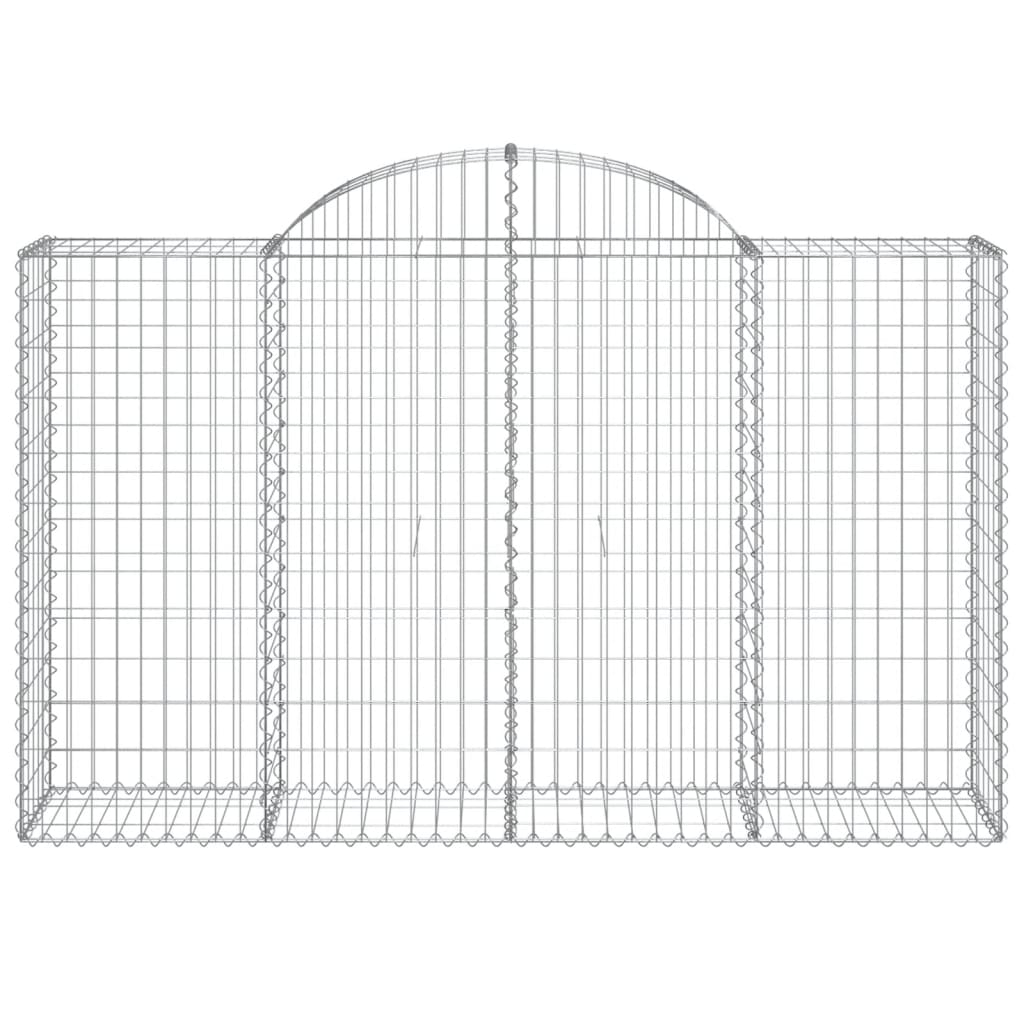 20 db íves horganyzott vas gabion kosár 200x50x120/140 cm