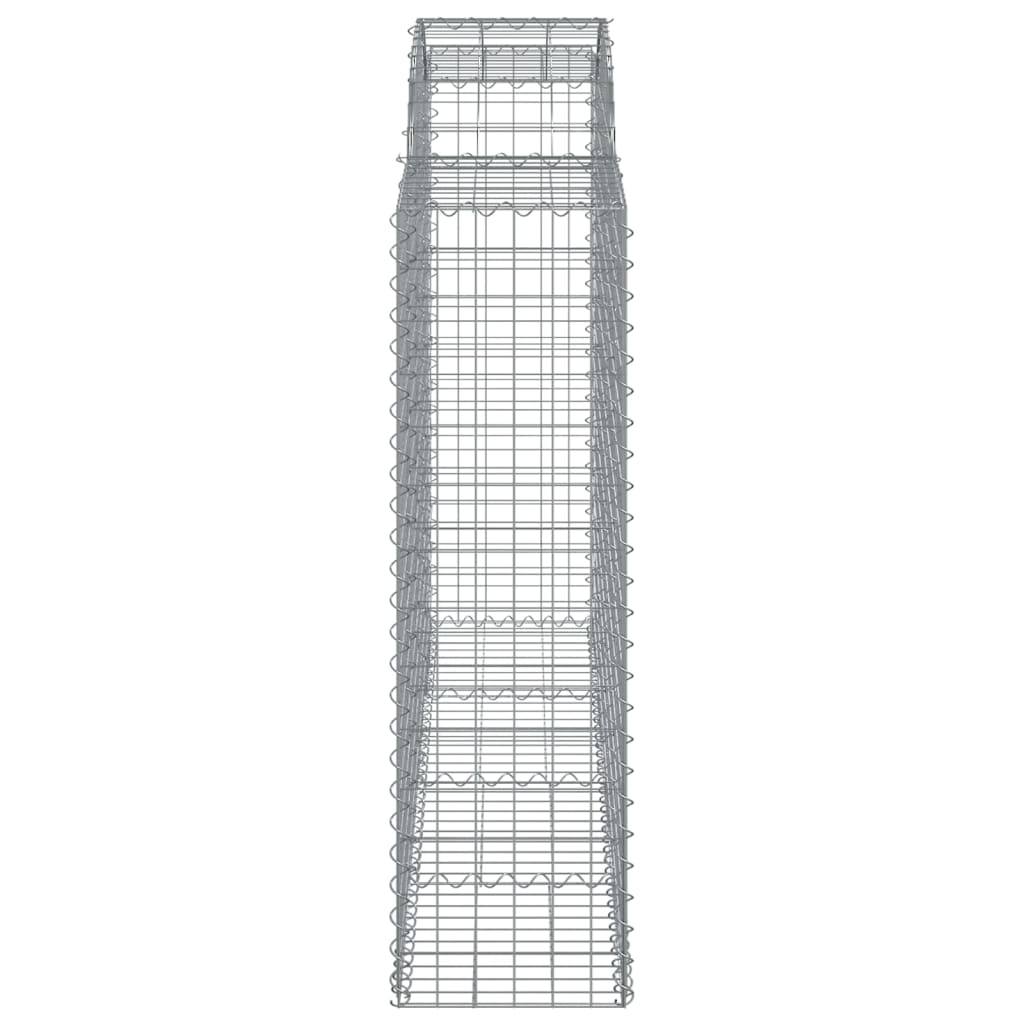 10 db íves horganyzott vas gabion kosár 200x50x140/160 cm 10 db íves horganyzott vas gabion kosár 200x50x140/160 cm