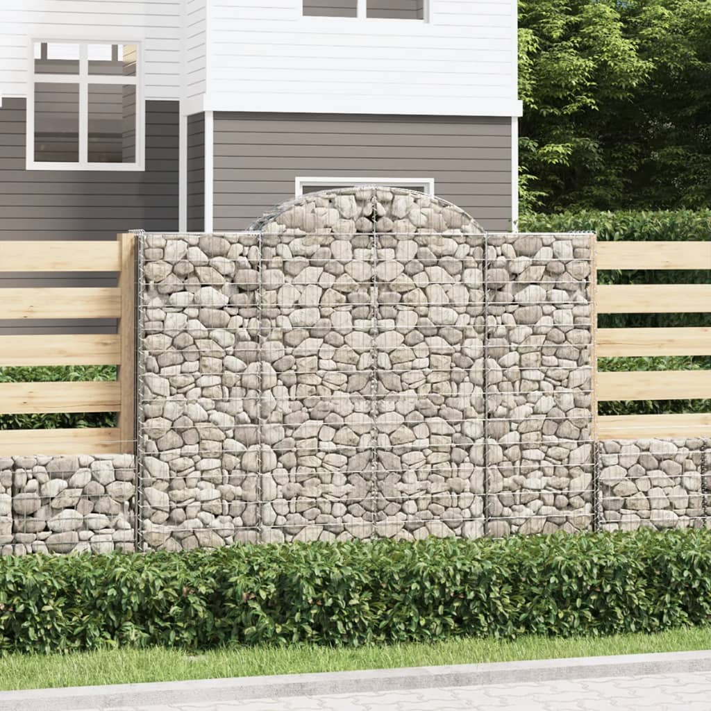 10 db íves horganyzott vas gabion kosár 200x50x160/180 cm 10 db íves horganyzott vas gabion kosár 200x50x160/180 cm