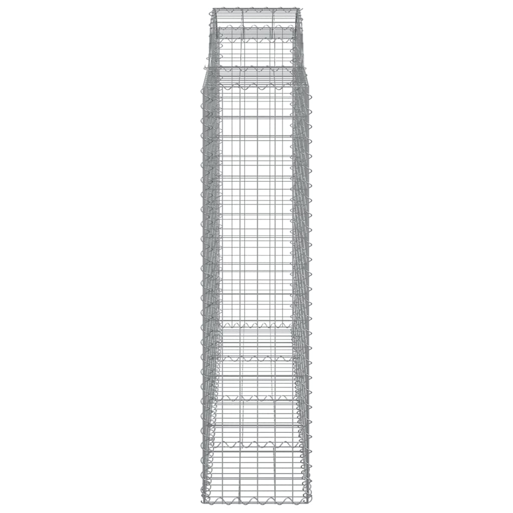 12 db íves horganyzott vas gabion kosár 200x50x160/180 cm