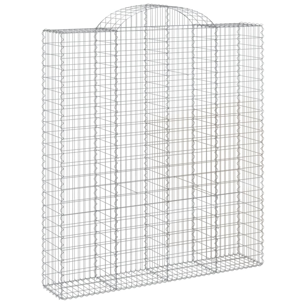 12 db íves horganyzott vas gabion kosár 200x50x220/240 cm 12 db íves horganyzott vas gabion kosár 200x50x220/240 cm