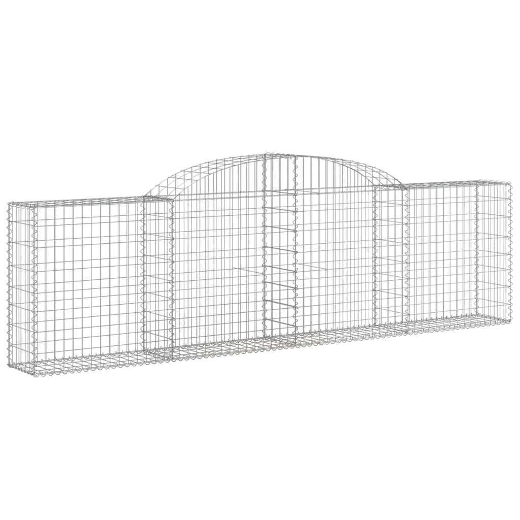 11 db íves horganyzott vas gabion kosár 300x30x80/100 cm
