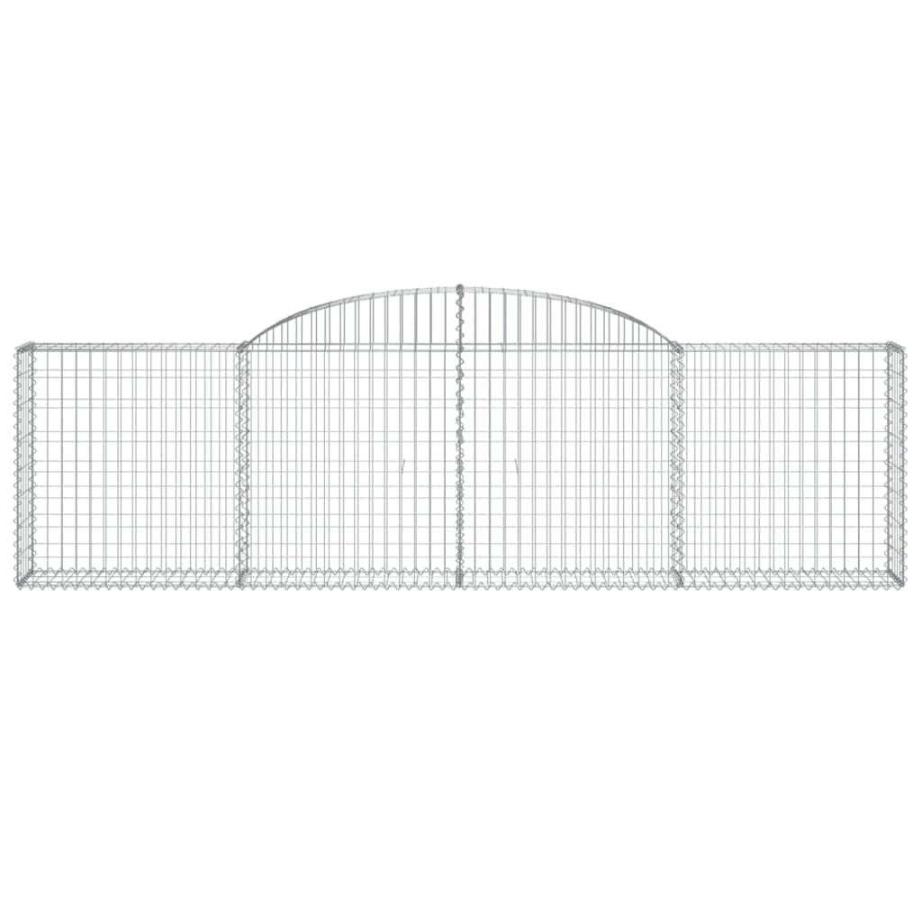 20 db íves horganyzott vas gabion kosár 300x30x80/100 cm