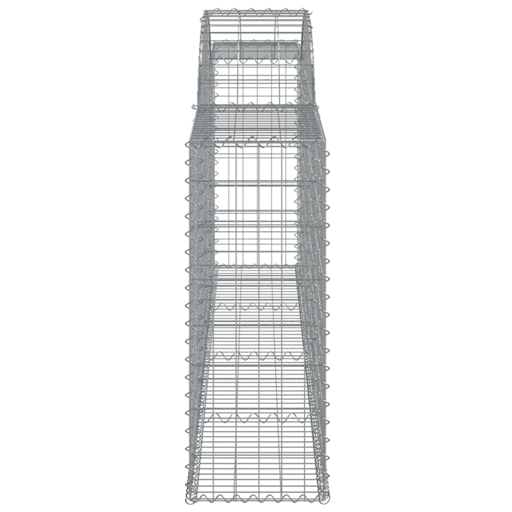 25 db íves horganyzott vas gabion kosár 300x30x80/100 cm