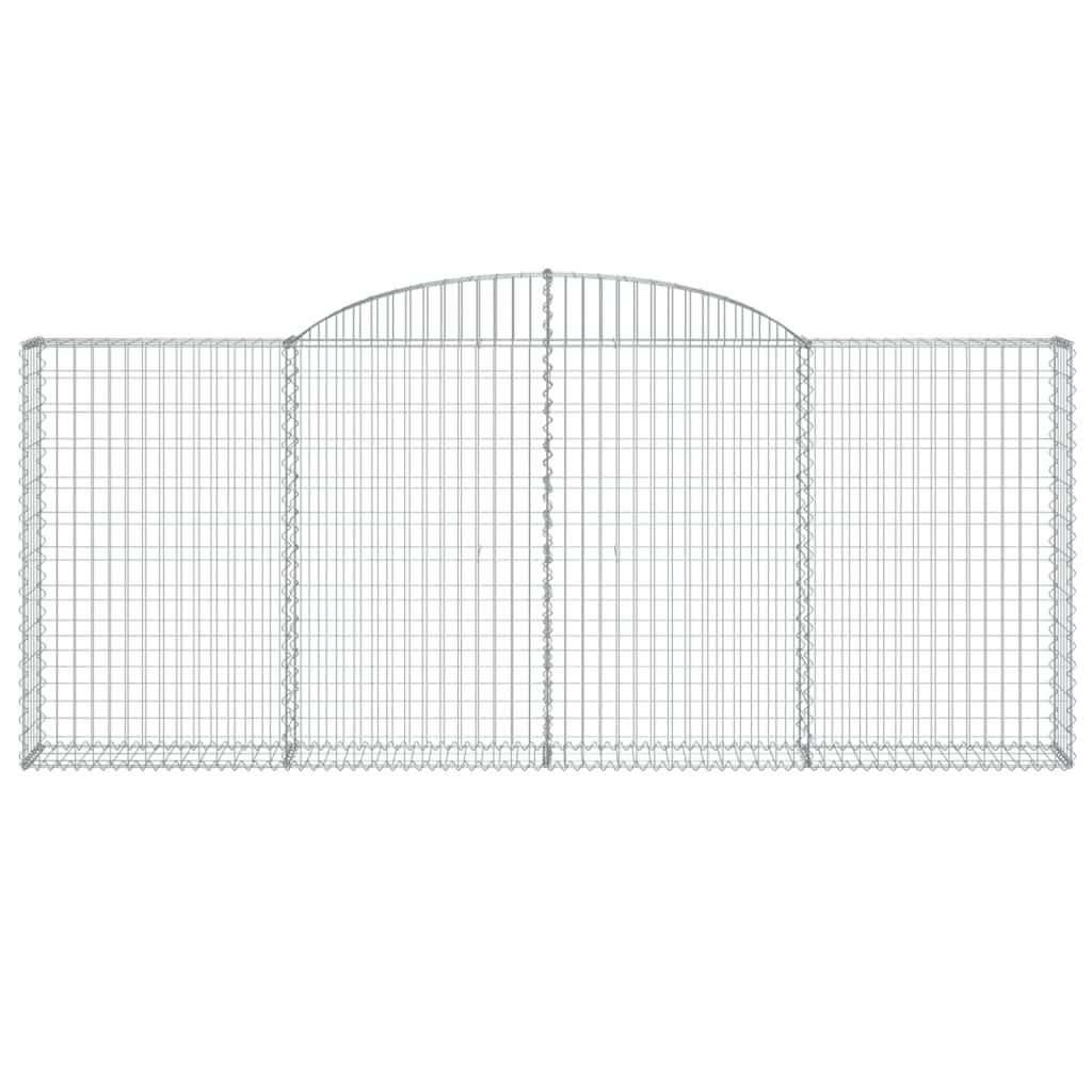 11 db íves horganyzott vas gabion kosár 300x30x120/140 cm