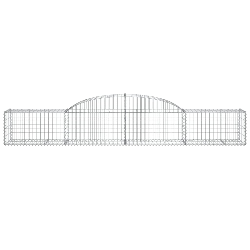 11 db íves horganyzott vas gabion kosár 300x50x40/60 cm