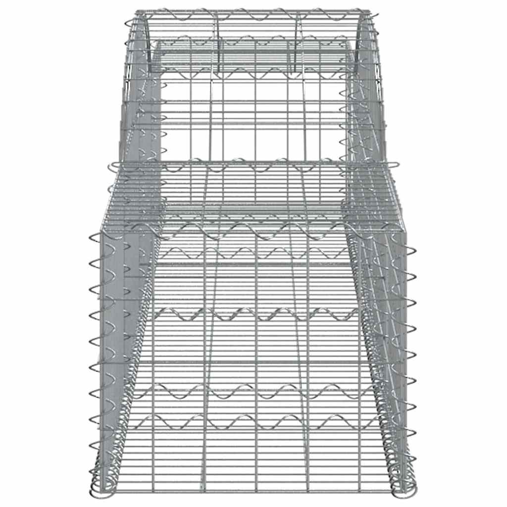 30 db íves horganyzott vas gabion kosár 300x50x40/60 cm