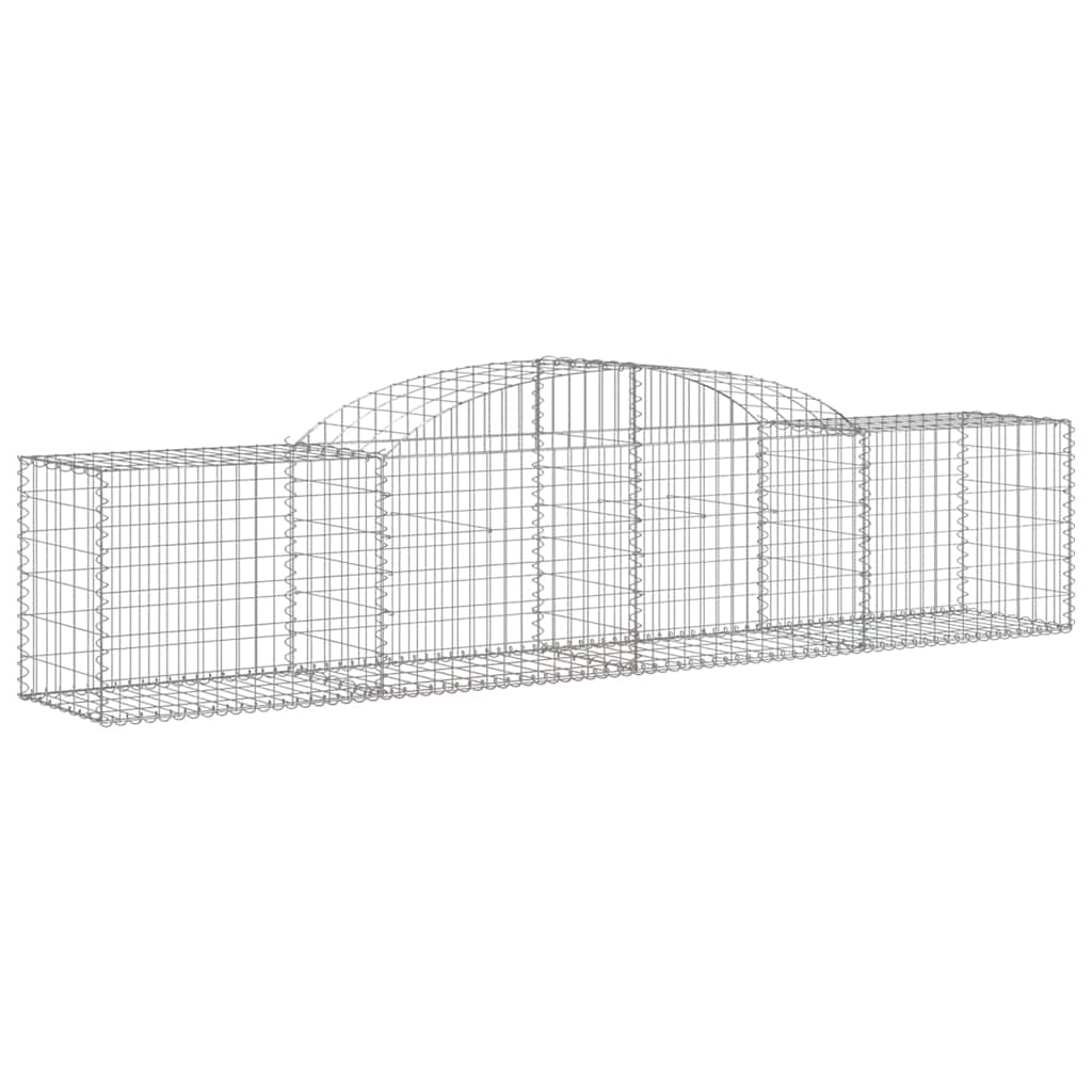11 db íves horganyzott vas gabion kosár 300x50x60/80 cm