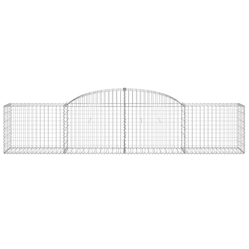 11 db íves horganyzott vas gabion kosár 300x50x60/80 cm