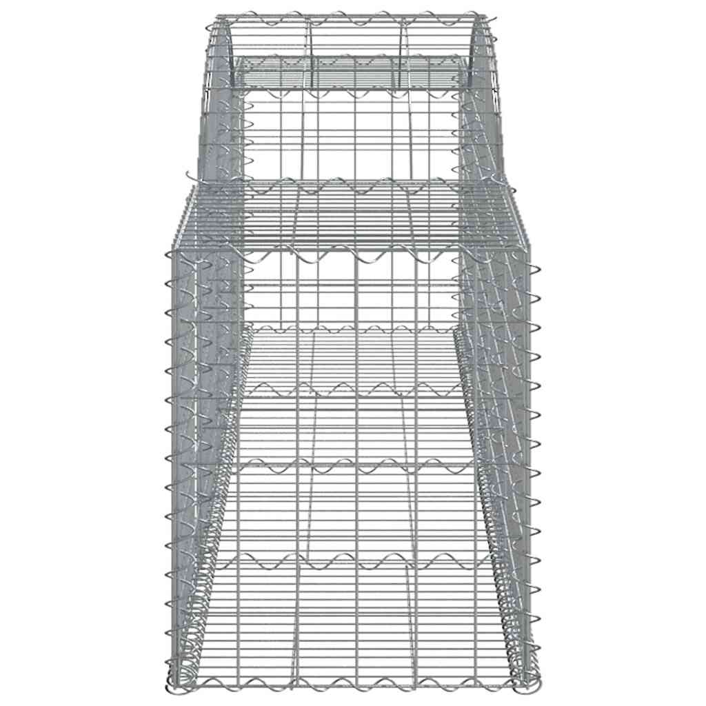 11 db íves horganyzott vas gabion kosár 300x50x60/80 cm