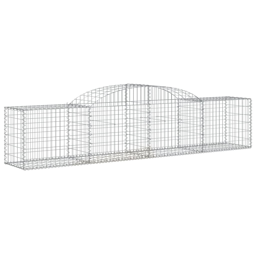 20 db íves horganyzott vas gabion kosár 300x50x60/80 cm