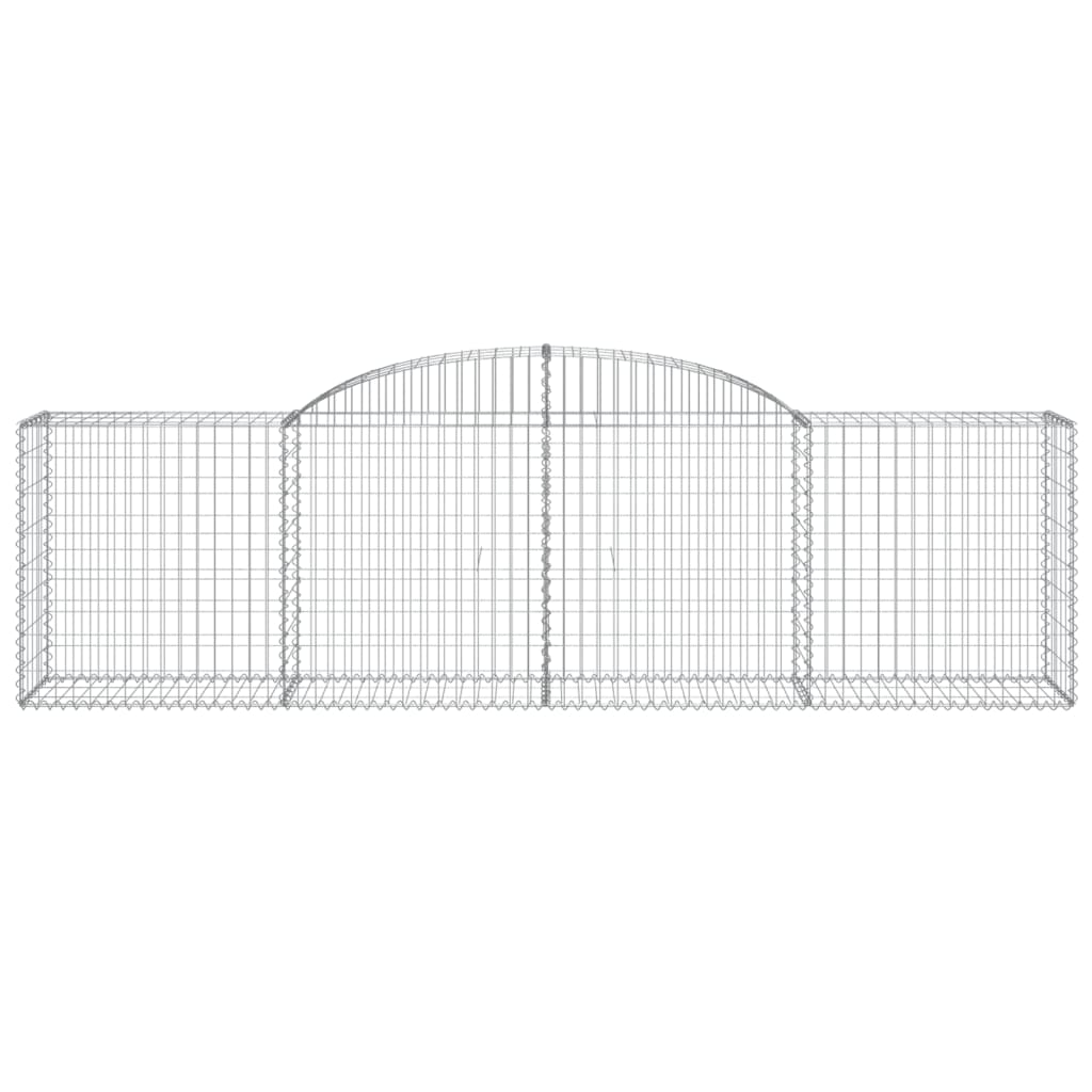 20 db íves horganyzott vas gabion kosár 300x50x80/100 cm