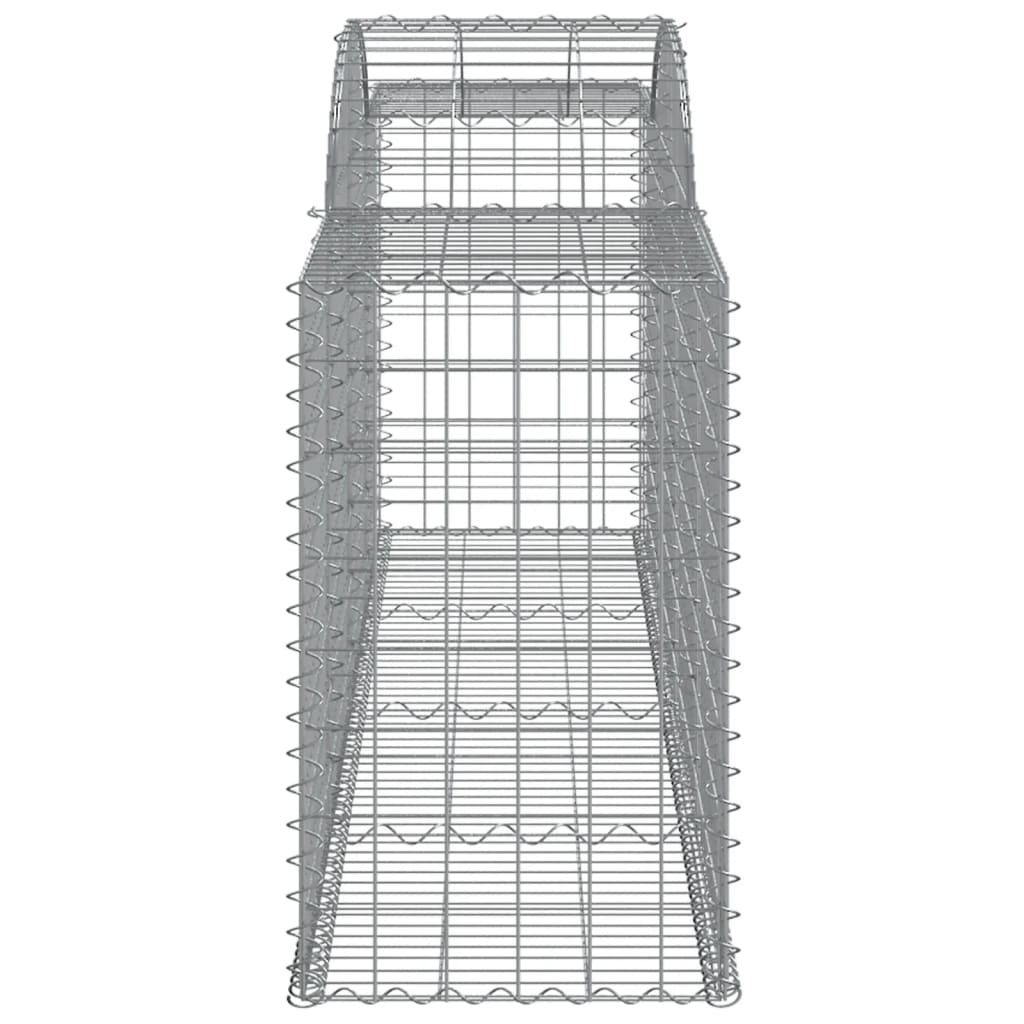 25 db íves horganyzott vas gabion kosár 300x50x80/100 cm