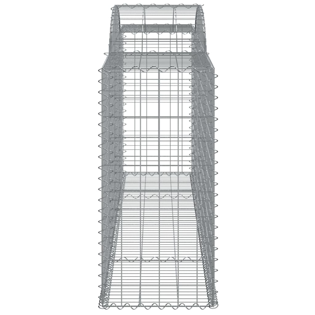 11 db íves horganyzott vas gabion kosár 300 x 50 x 100/120 cm