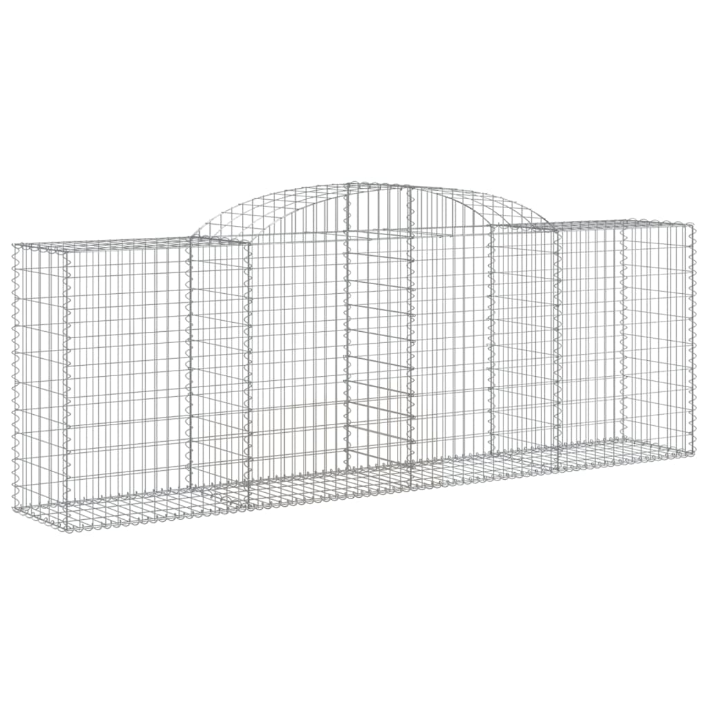 12 db íves horganyzott vas gabion kosár 300 x 50 x 100/120 cm