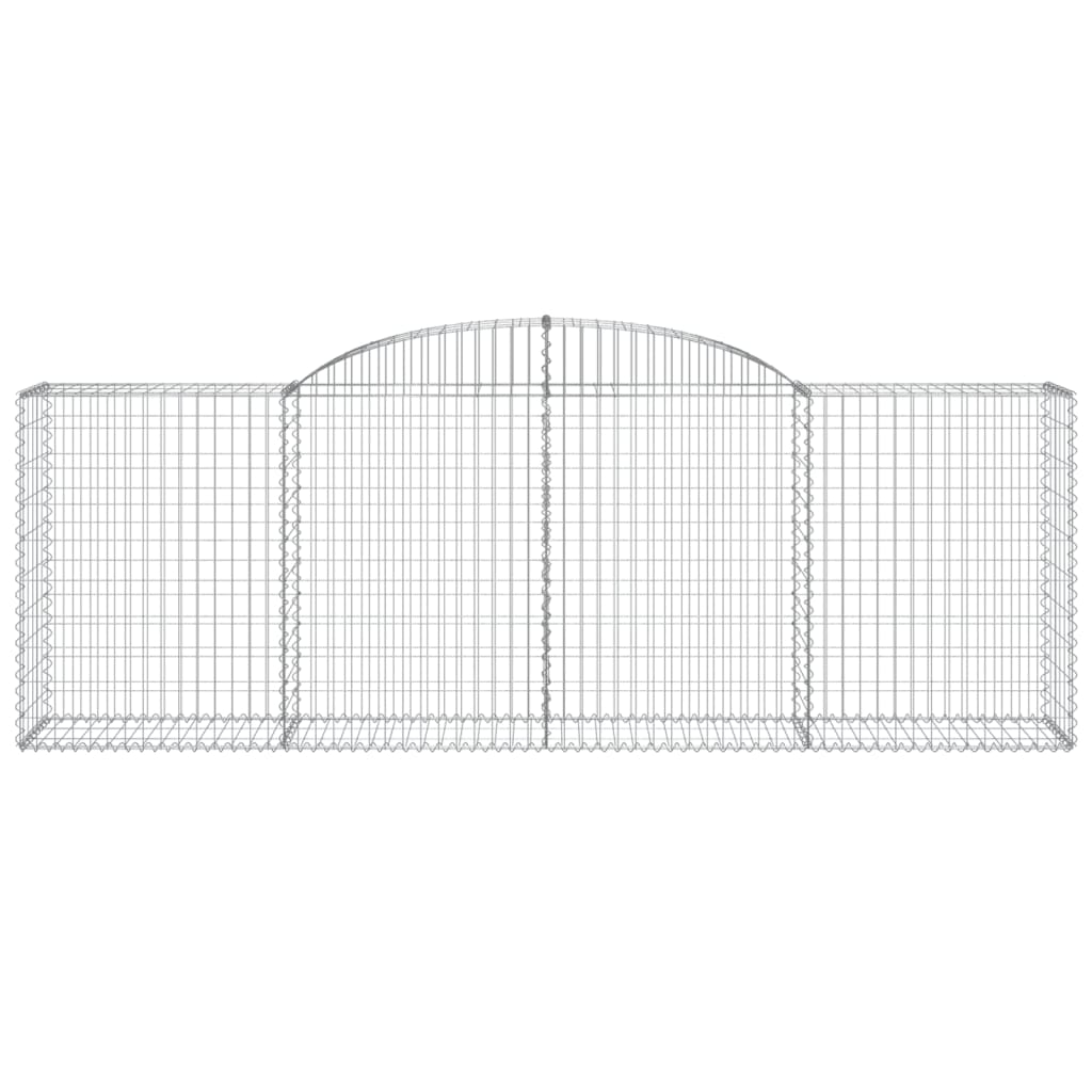 13 db íves horganyzott vas gabion kosár 300 x 50 x 100/120 cm