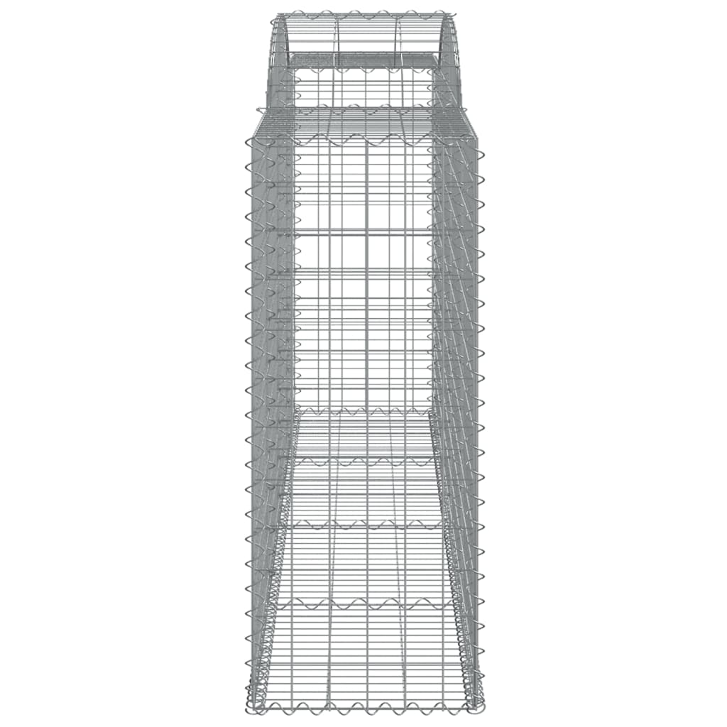 3 db íves horganyzott vas gabion kosár 300x50x120/140 cm