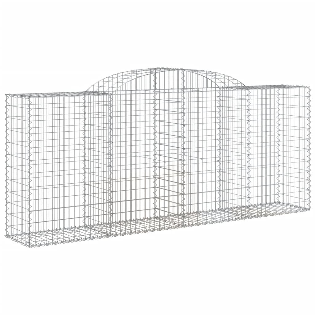 12 db íves horganyzott vas gabion kosár 300x50x120/140 cm