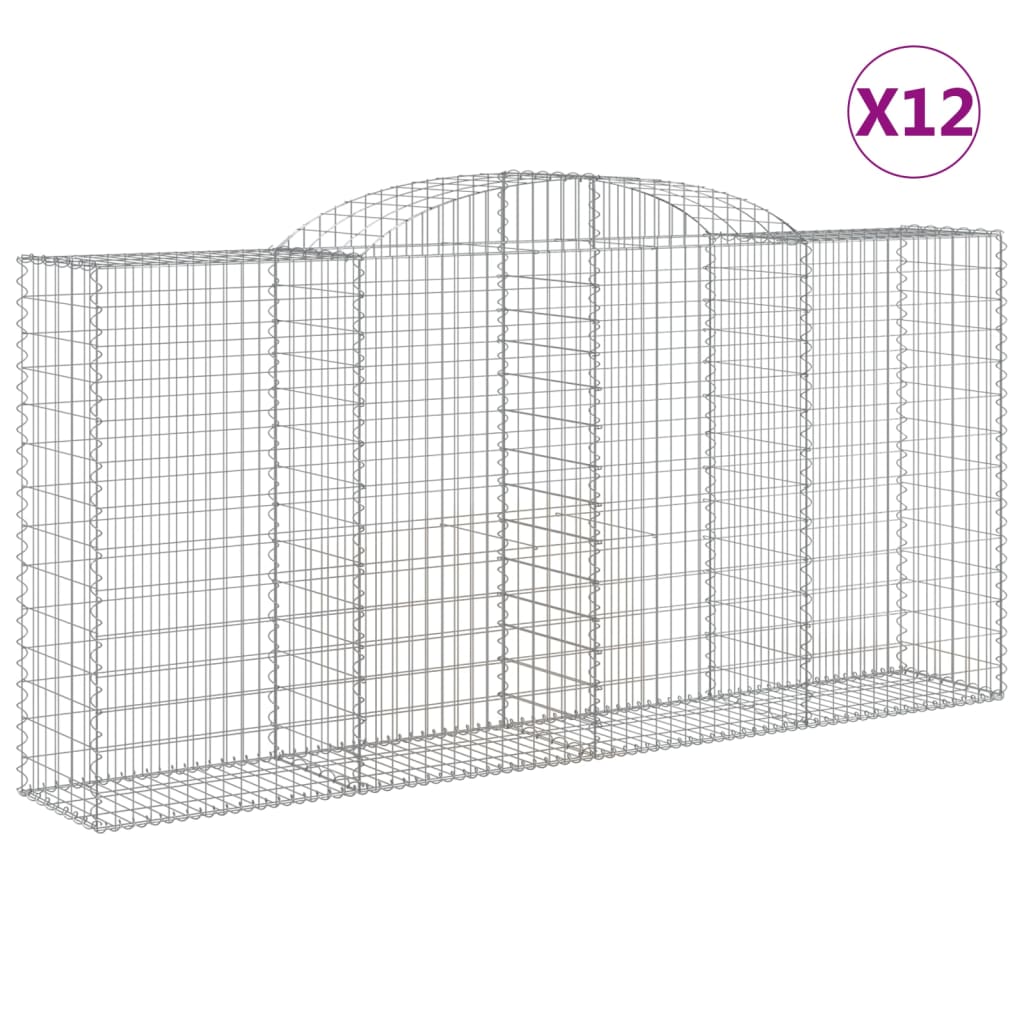 12 db íves horganyzott vas gabion kosár 300x50x140/160 cm 12 db íves horganyzott vas gabion kosár 300x50x140/160 cm