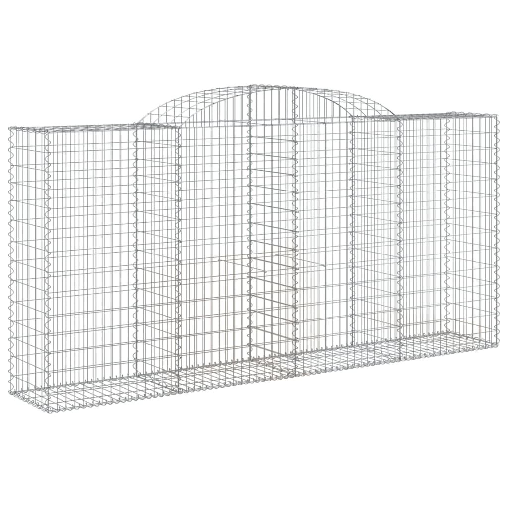 17 db íves horganyzott vas gabion kosár 300x50x140/160 cm