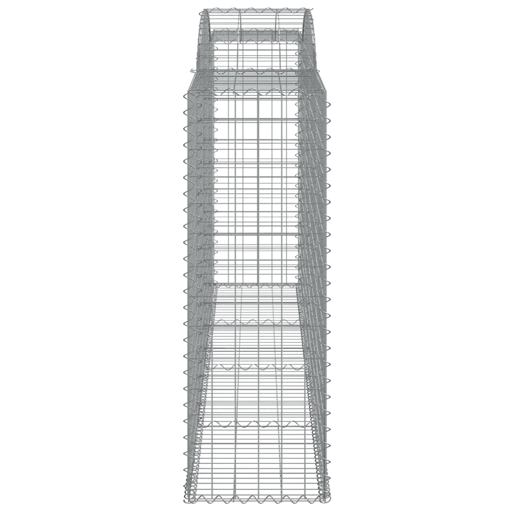 17 db íves horganyzott vas gabion kosár 300x50x140/160 cm