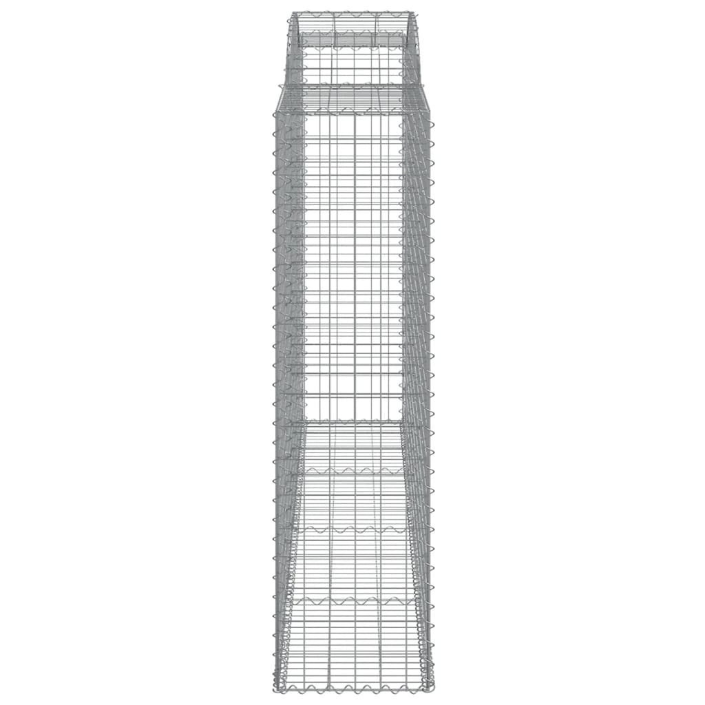 3 db íves horganyzott vas gabion kosár 300x50x180/200 cm