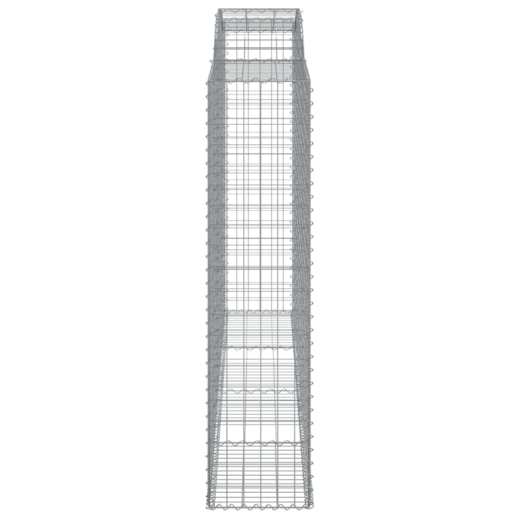 3 db íves horganyzott vas gabion kosár 300x50x200/220 cm