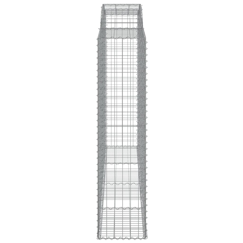 7 db íves horganyzott vas gabion kosár 300x50x200/220 cm