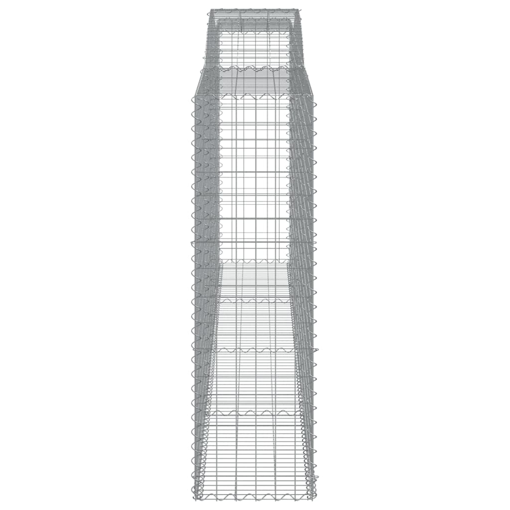 5 db íves horganyzott vas gabion kosár 400 x 50 x 160/180 cm