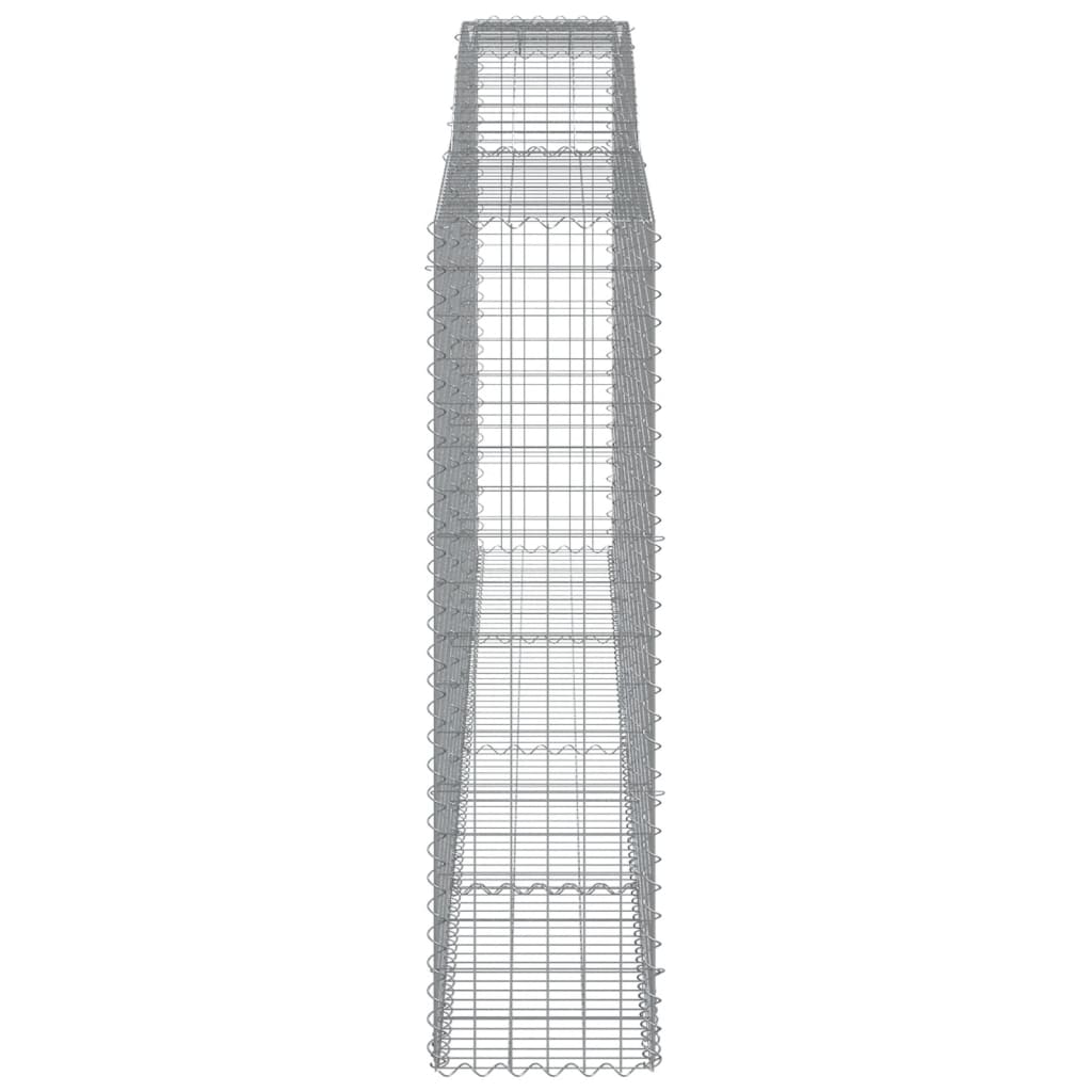 3 db íves horganyzott vas gabion kosár 400x50x180/200 cm