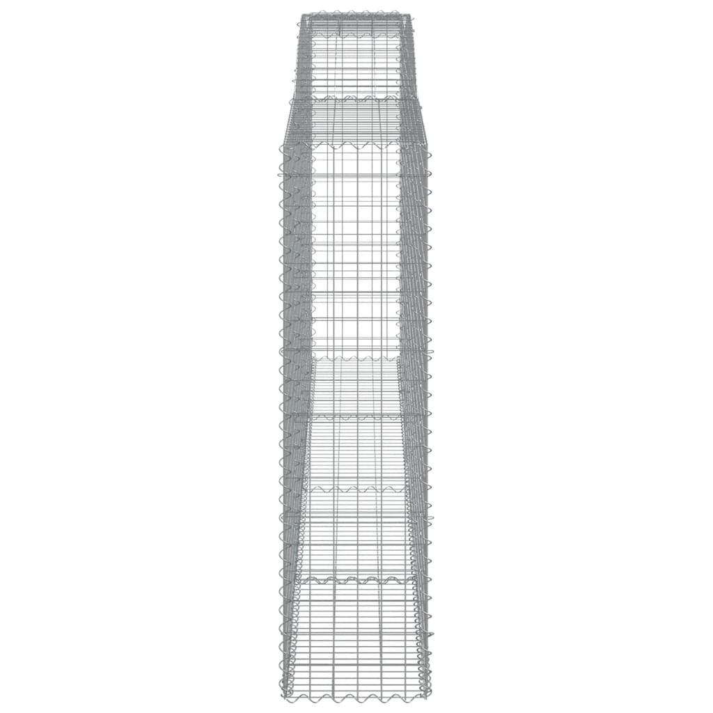 4 db íves horganyzott vas gabion kosár 400x50x180/200 cm